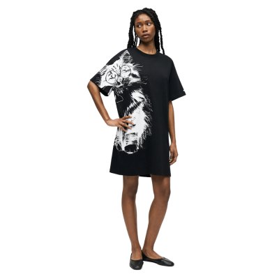THE PRINTED COTTON JERSEY DRESS